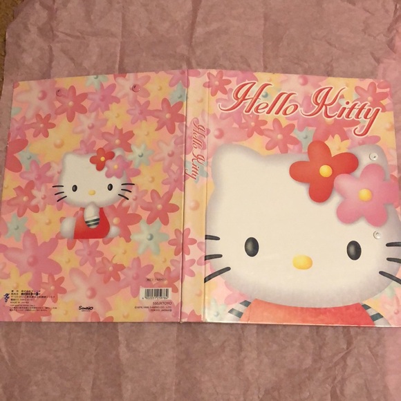 Vintage Hello Kitty clip board folder 1998 Japan - Picture 7 of 10